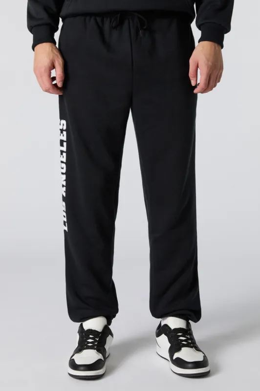 Jogger en molleton à imprimé Los Angeles sold by Urban Planet
