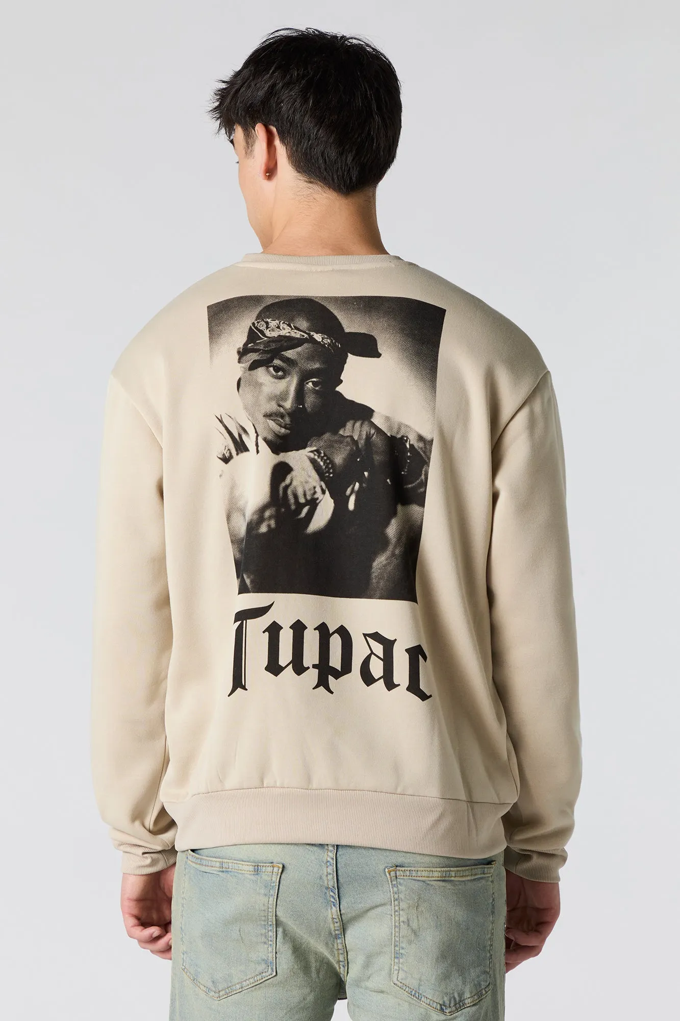 Chandail en molleton à imprimé Tupac sold by Urban Planet product image thumbnail 2