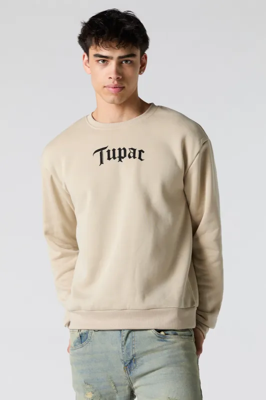 Chandail en molleton à imprimé Tupac sold by Urban Planet