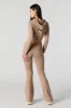 Active Foldover Waist Flare Legging sold by Urban Planet