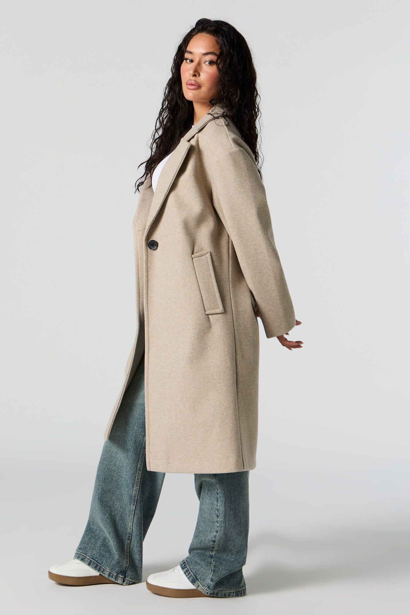 Single Buttoned Collared Jacket sold by Urban Planet product image thumbnail 5