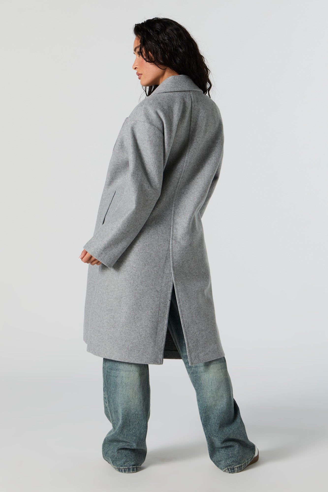 Single Buttoned Collared Jacket sold by Urban Planet product image thumbnail 3