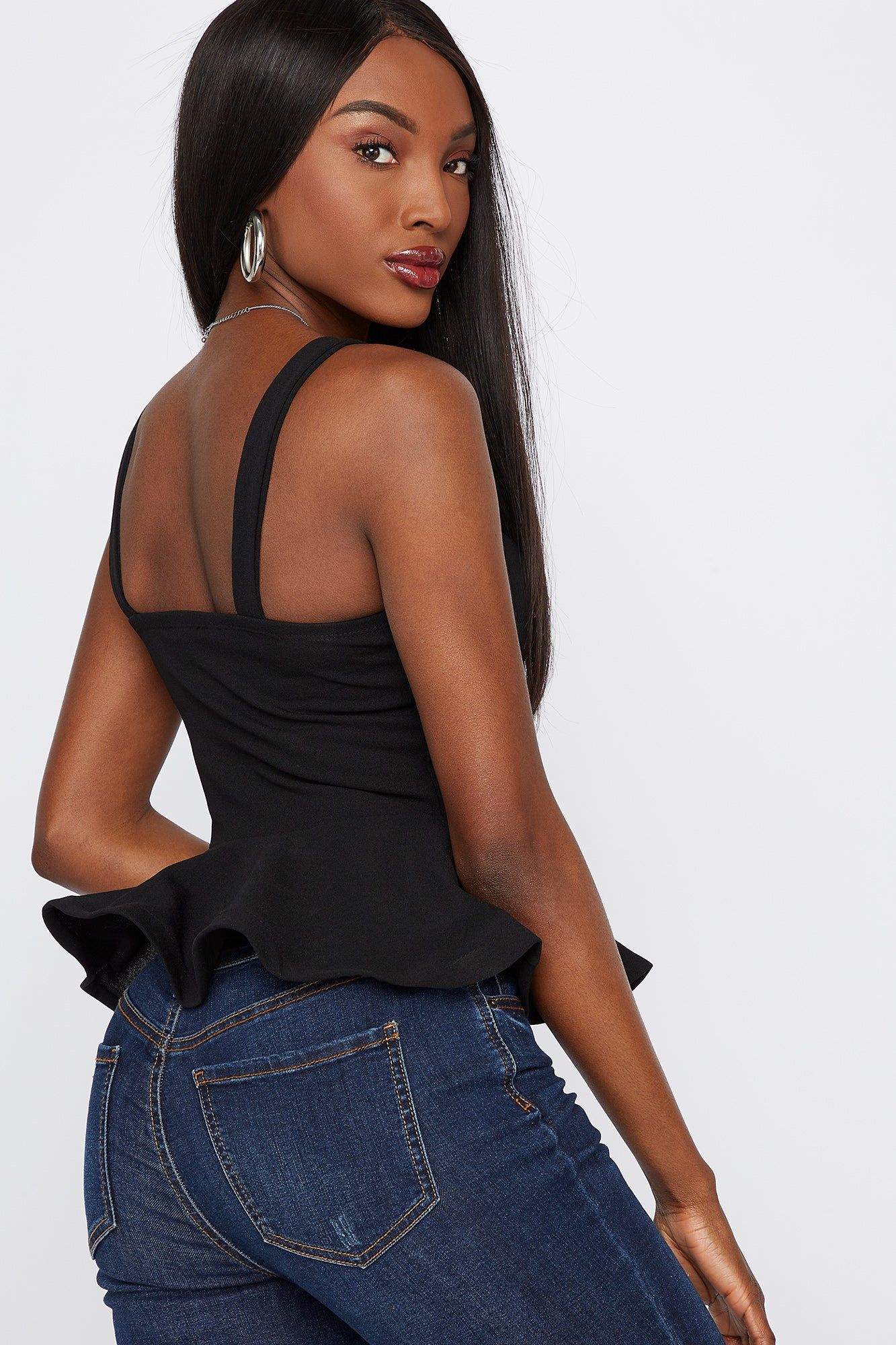 Bustier Peplum Top sold by Urban Planet product image thumbnail 2