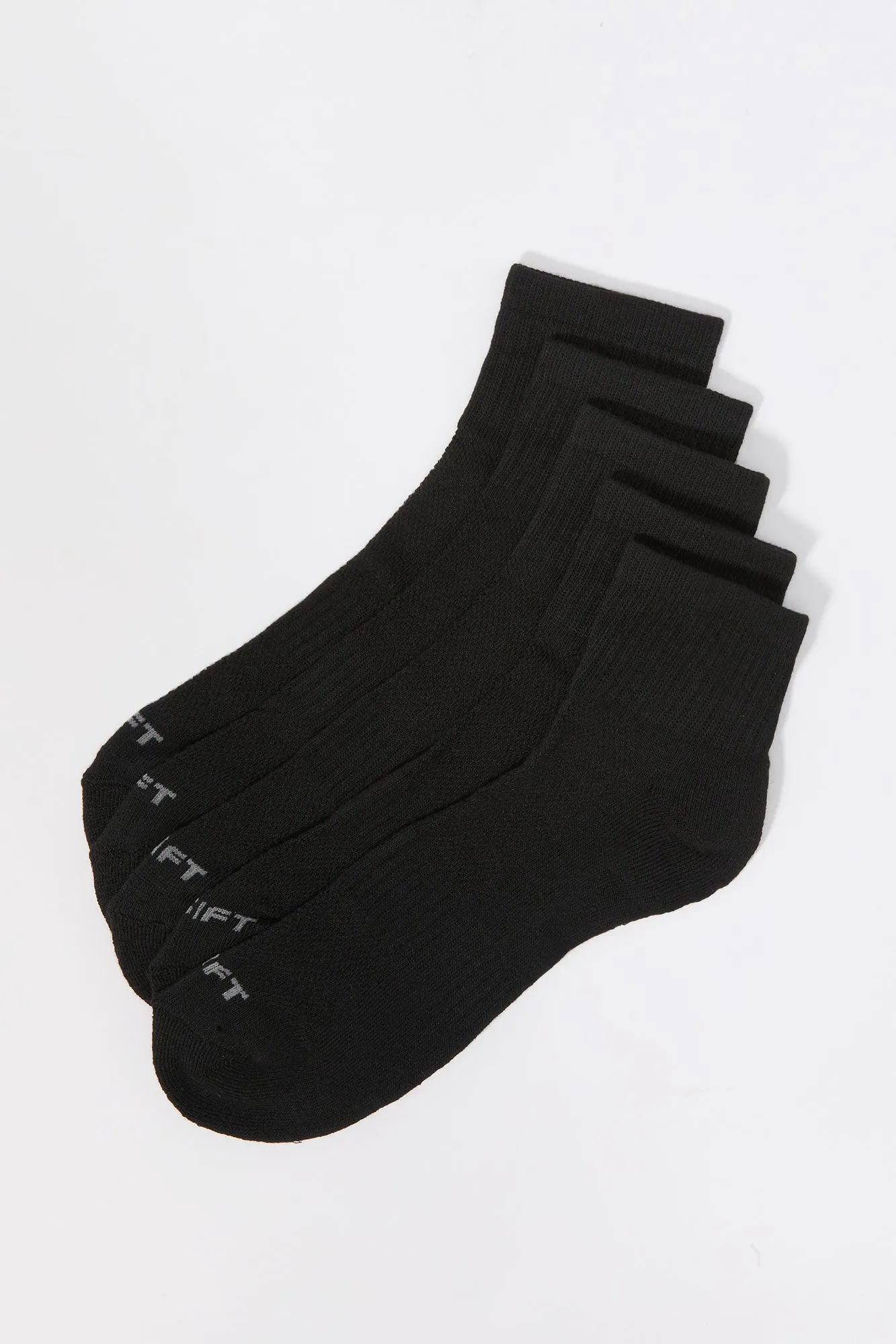Chaussettes un quart de tous les jours Athlétisme (paquet de 5) sold by Urban Planet product image thumbnail 2