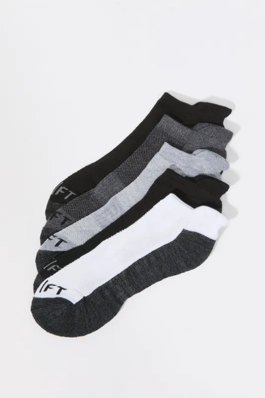 Chaussettes aux chevilles à dessous marbré Athlétisme (paquet de 5) sold by Urban Planet