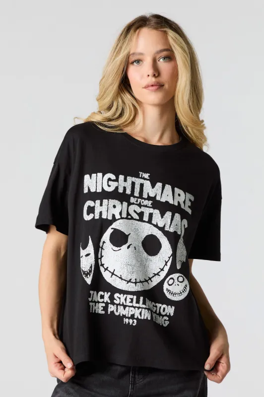 Jack Skellington Graphic Boyfriend T-Shirt sold by Urban Planet
