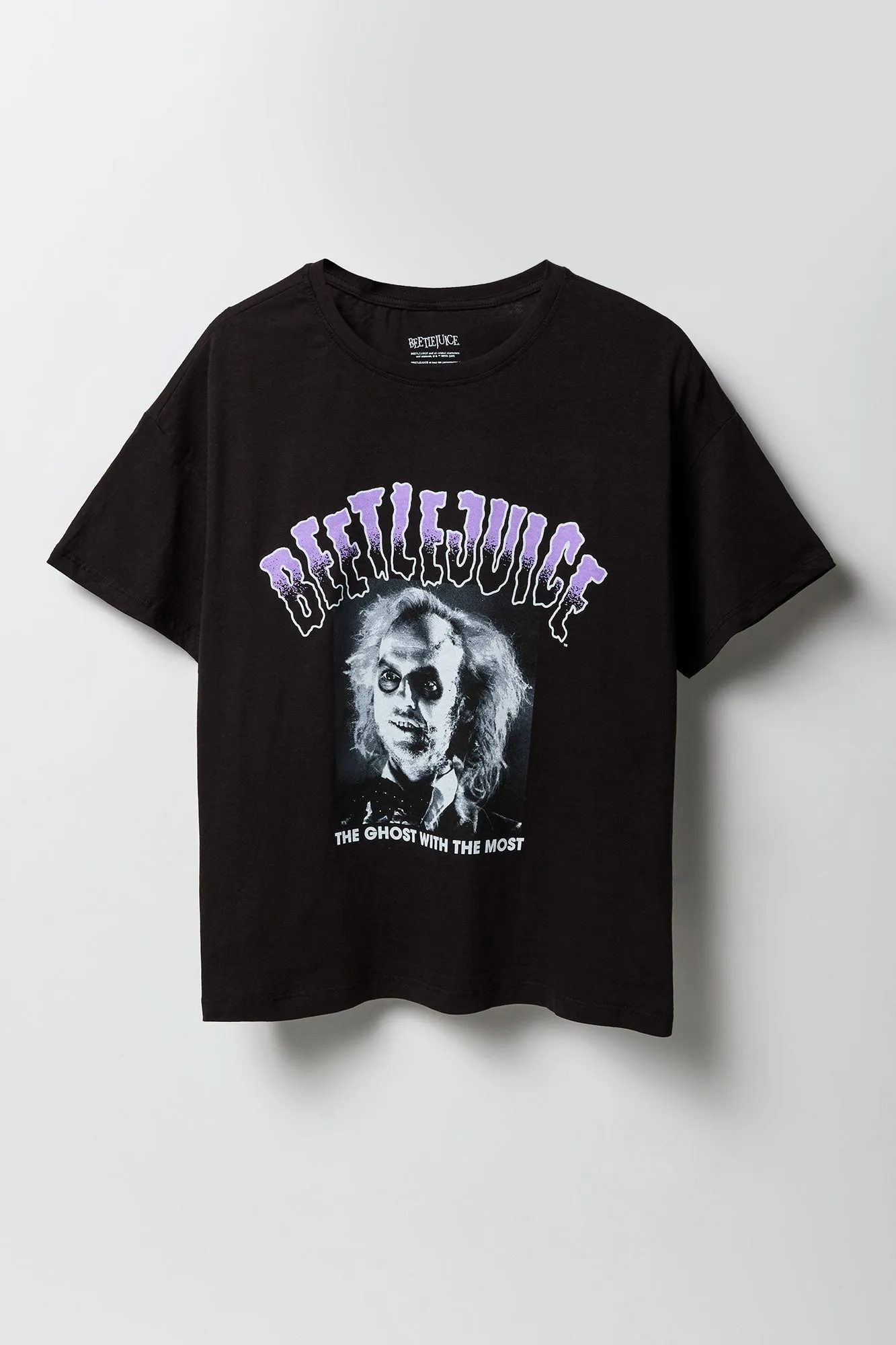 Beetlejuice Ghost with the Most Graphic Boyfriend T-Shirt sold by Urban Planet product image thumbnail 4