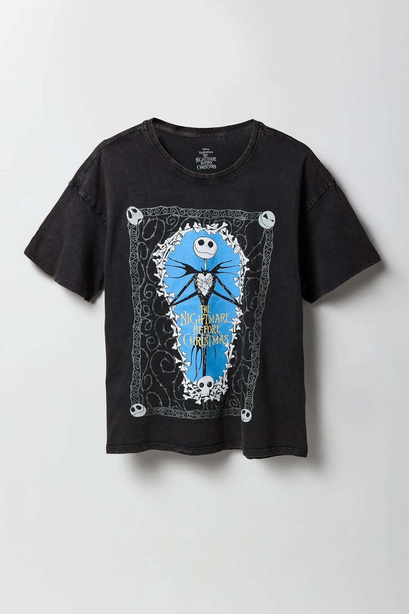 The Nightmare Before Christmas Graphic Boyfriend T-Shirt sold by Urban Planet product image thumbnail 4