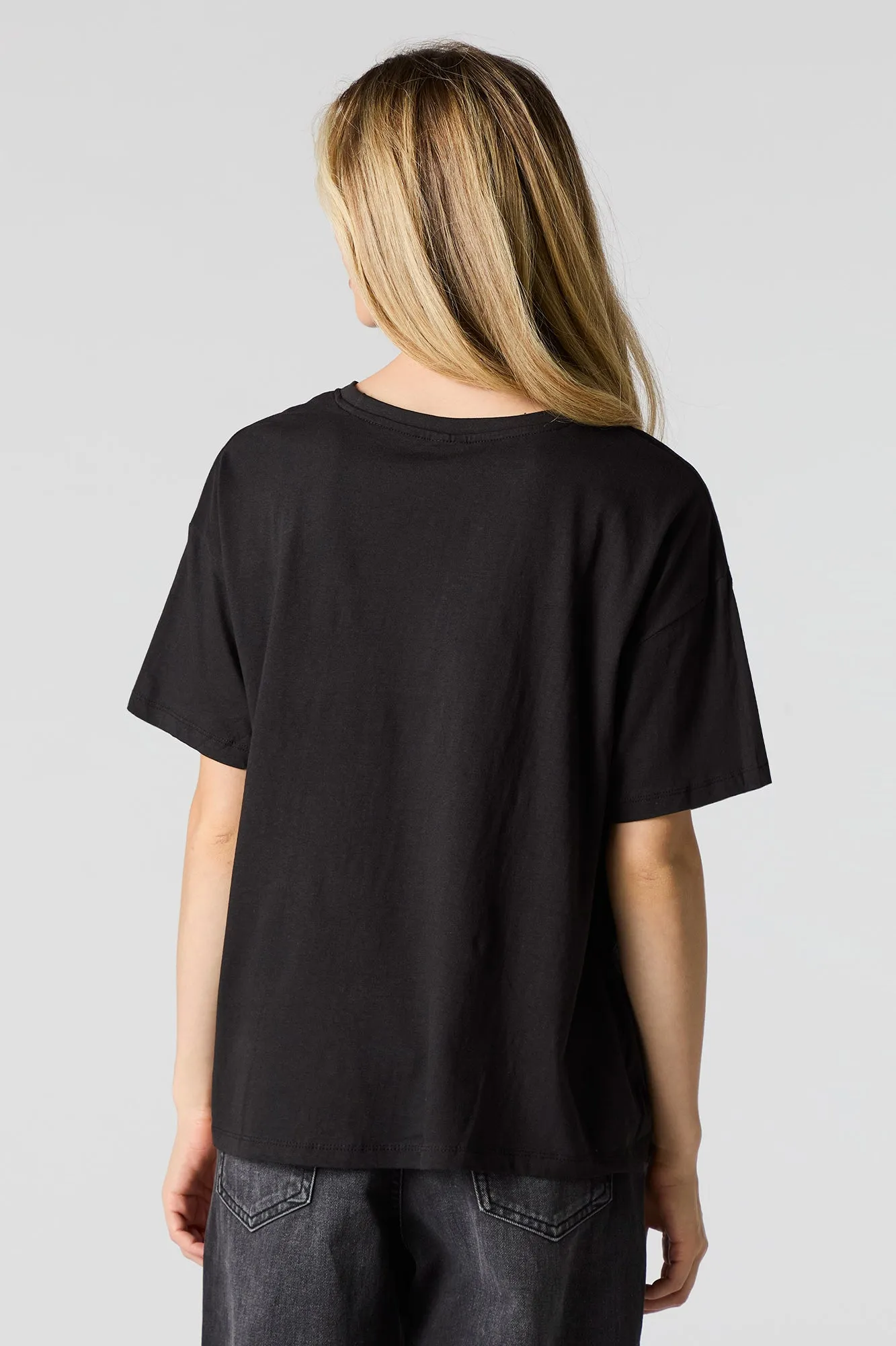 T-shirt de coupe garçonne à imprimé Beetlejuice sold by Urban Planet product image thumbnail 3