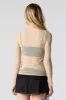 Mesh Sparkle Long Sleeve Top sold by Urban Planet