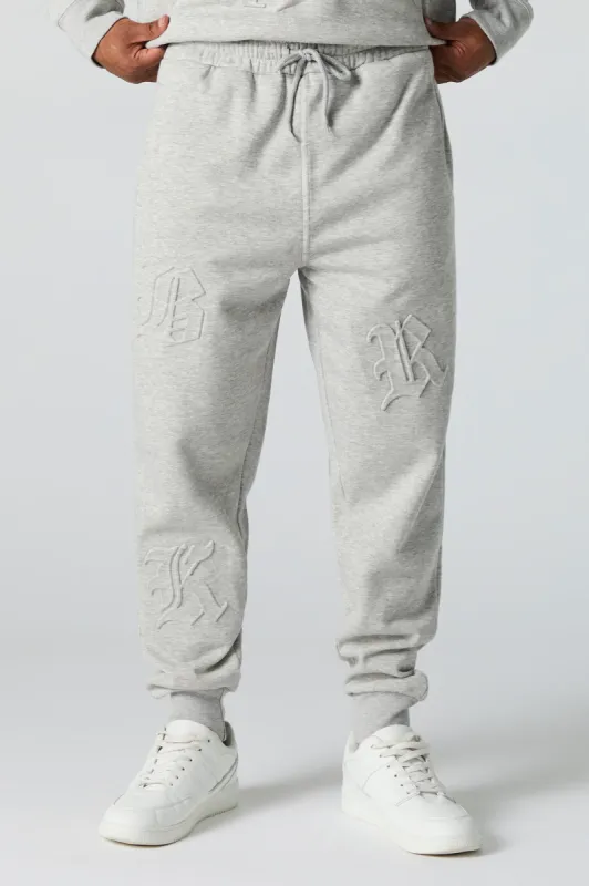 Embossed Fleece Jogger sold by Urban Planet