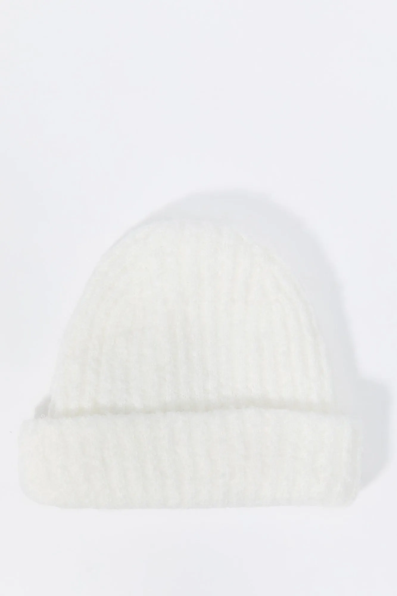 Ribbed Fuzzy Knit Beanie sold by Urban Planet product image thumbnail 4