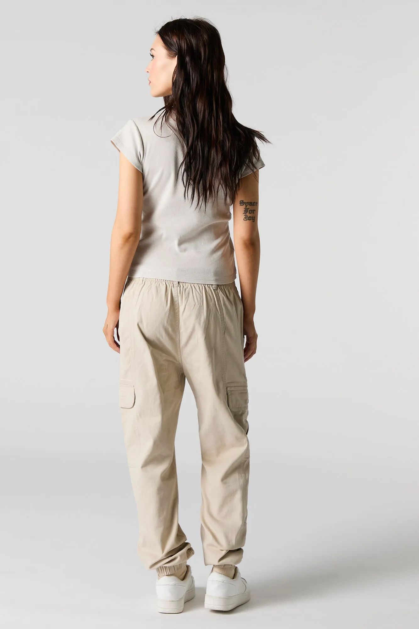Jogger cargo avec patte de boutonnage double sold by Urban Planet product image thumbnail 3