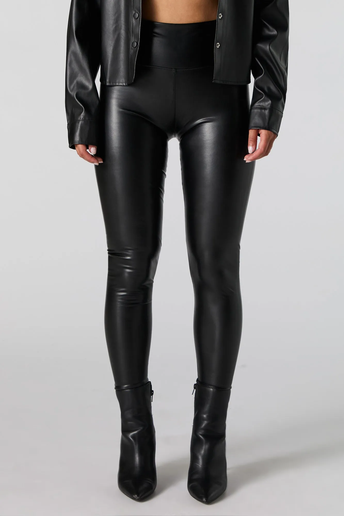 Faux Leather Legging sold by Urban Planet product image thumbnail 2