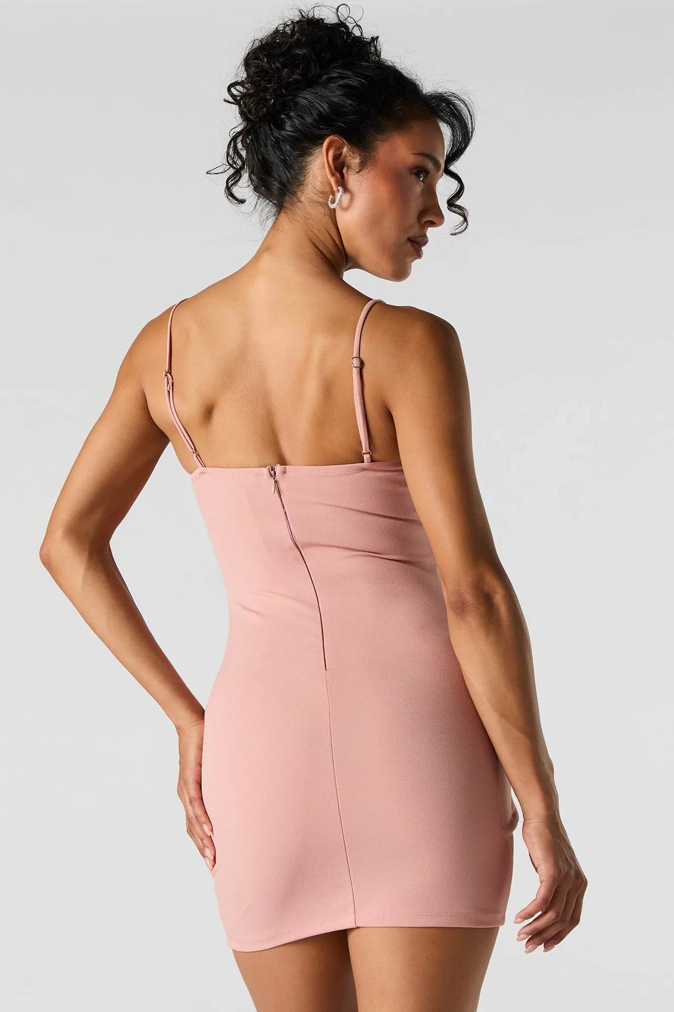 Rhinestone Trim Corset Mini Dress sold by Urban Planet product image thumbnail 2