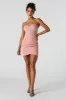 Minirobe-corset avec liséré orné de pierres du Rhin sold by Urban Planet