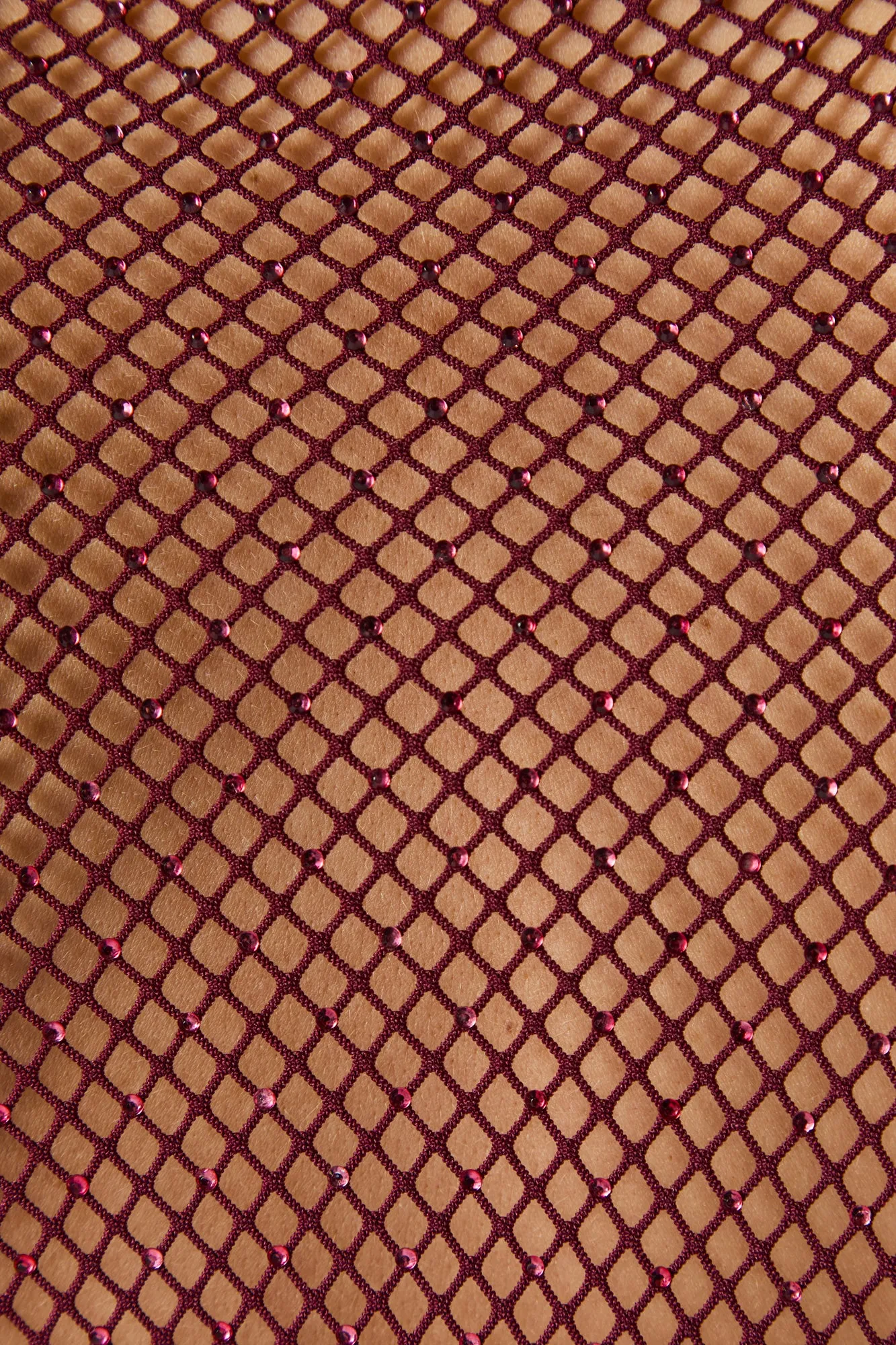 Fishnet Rhinestone Long Sleeve Top sold by Urban Planet product image thumbnail 4