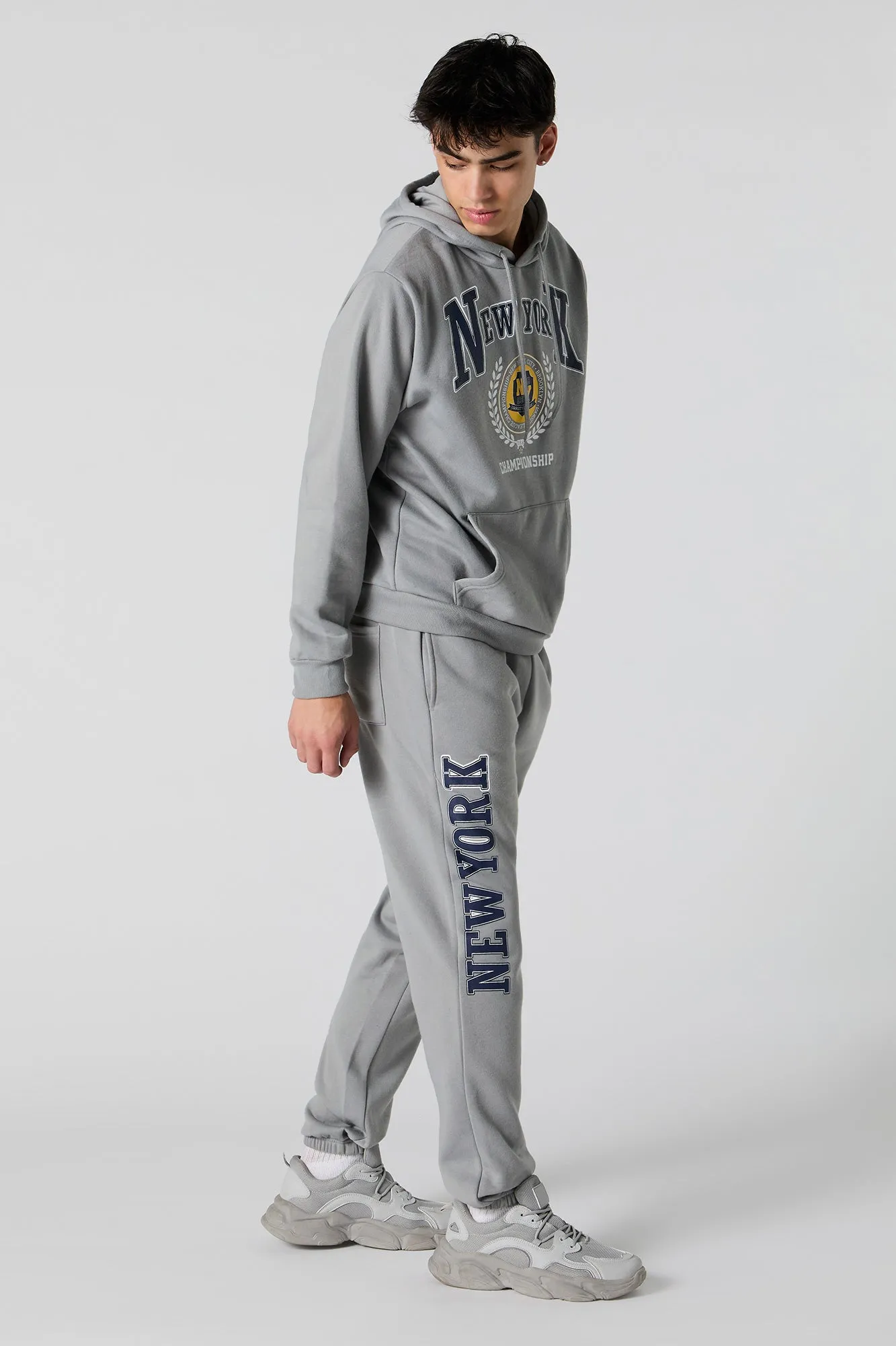 New York Graphic Fleece Jogger sold by Urban Planet product image thumbnail 2