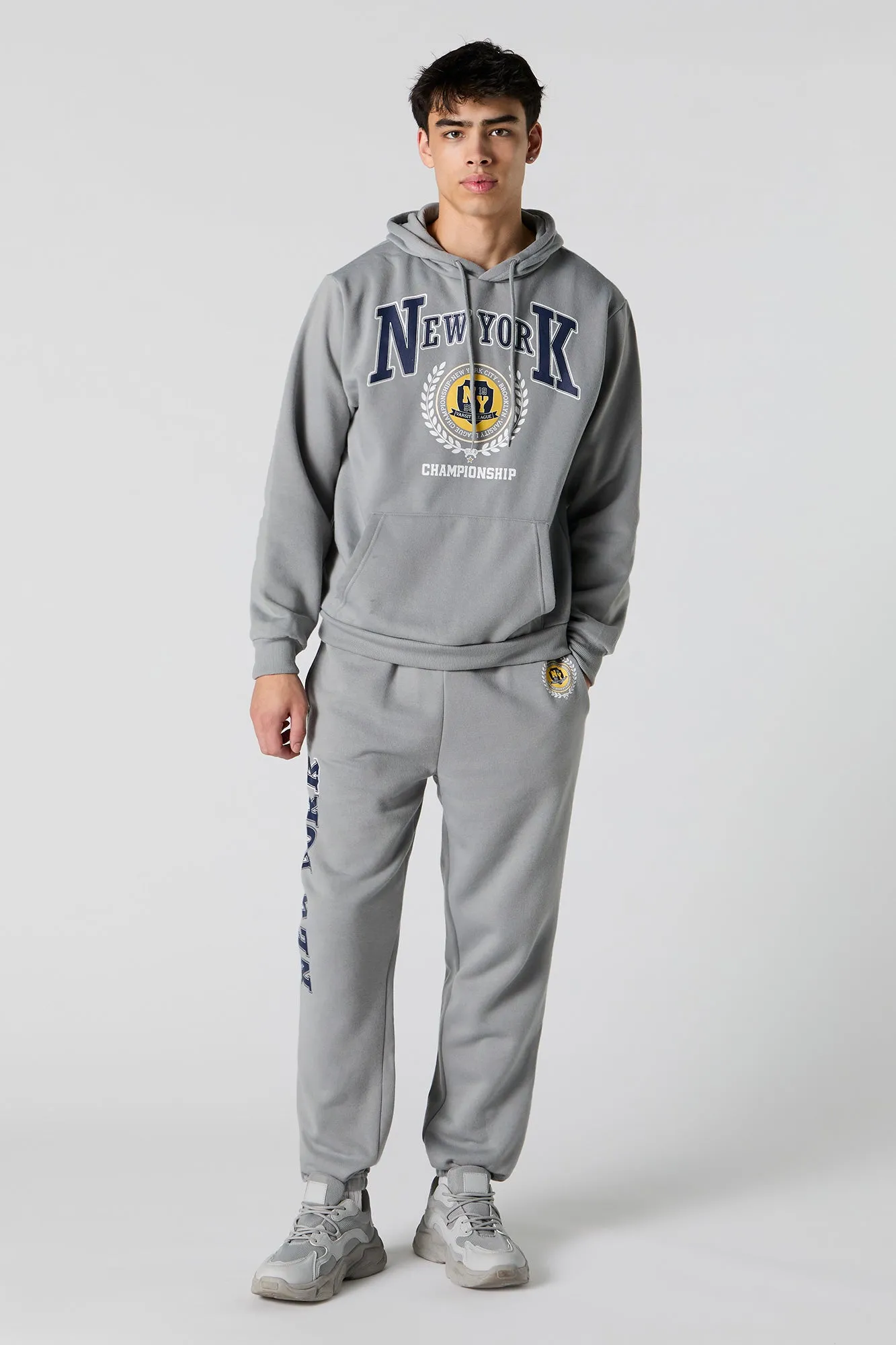 New York Graphic Fleece Hoodie sold by Urban Planet product image thumbnail 3