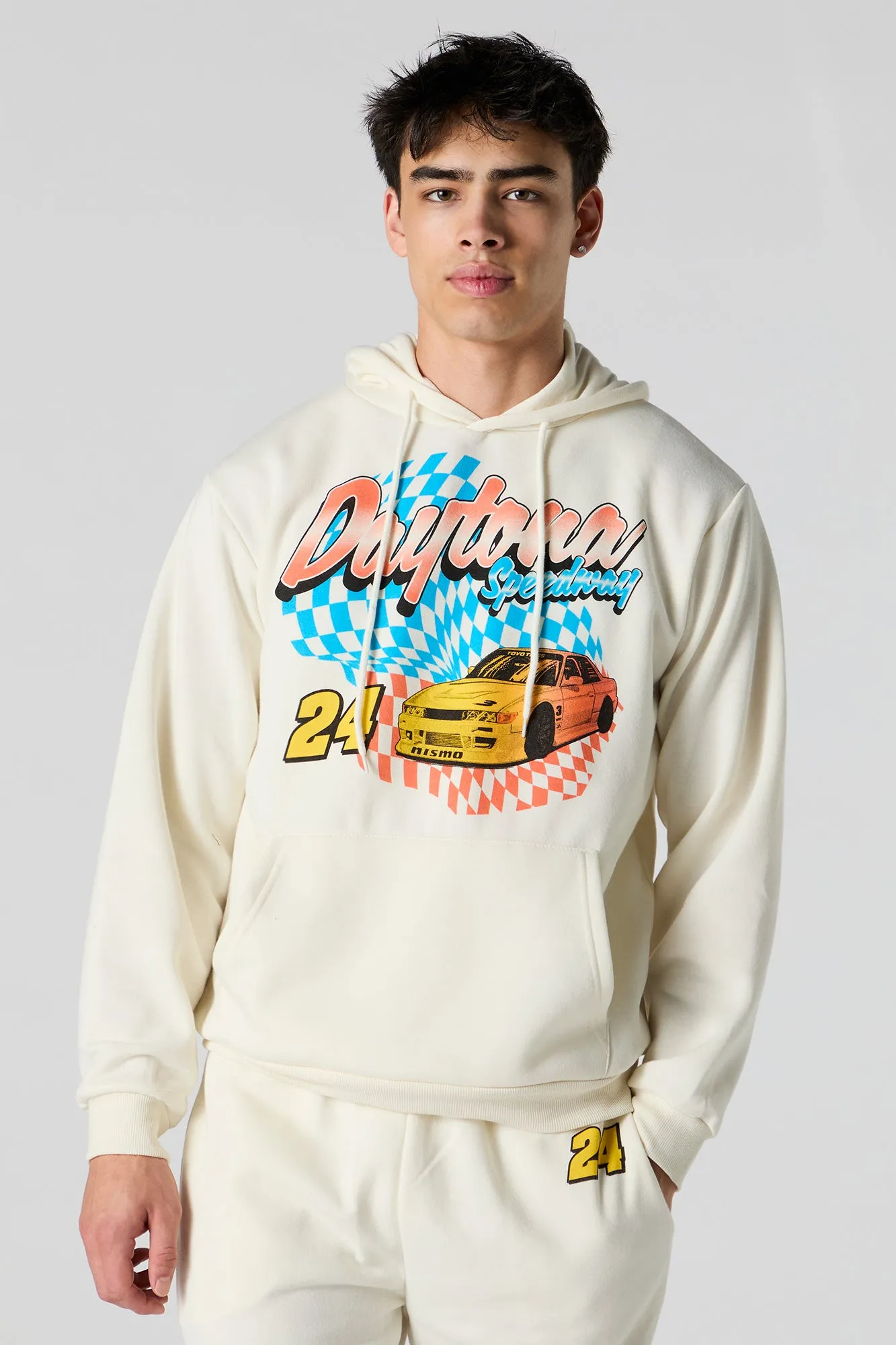 Jogger en molleton à imprimé Daytona Speedway sold by Urban Planet