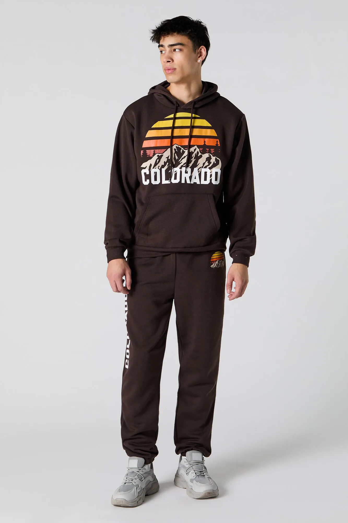 Jogger en molleton à imprimé Colorado sold by Urban Planet product image thumbnail 3