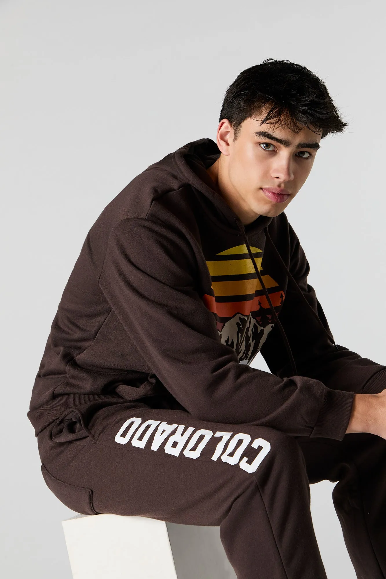 Jogger en molleton à imprimé Colorado sold by Urban Planet