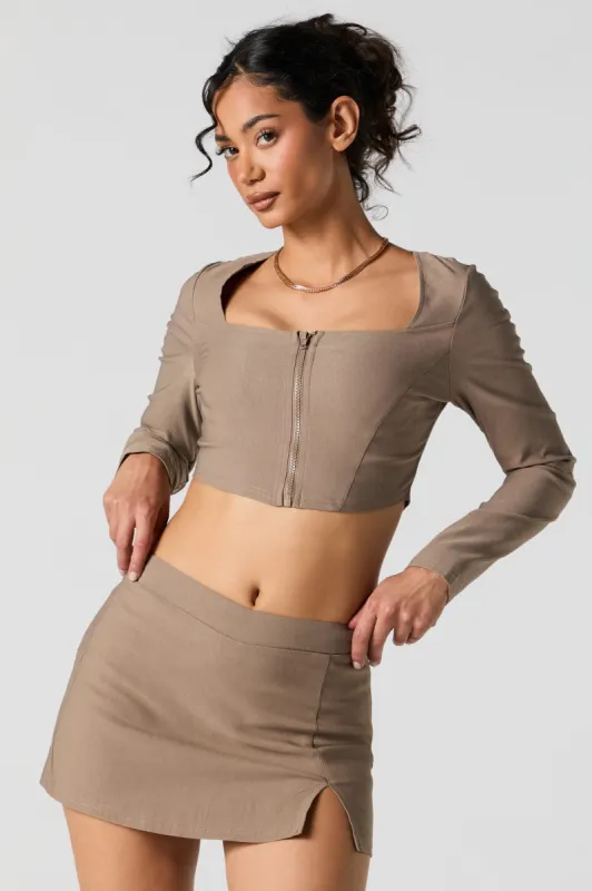 Slit Mini Skort sold by Urban Planet