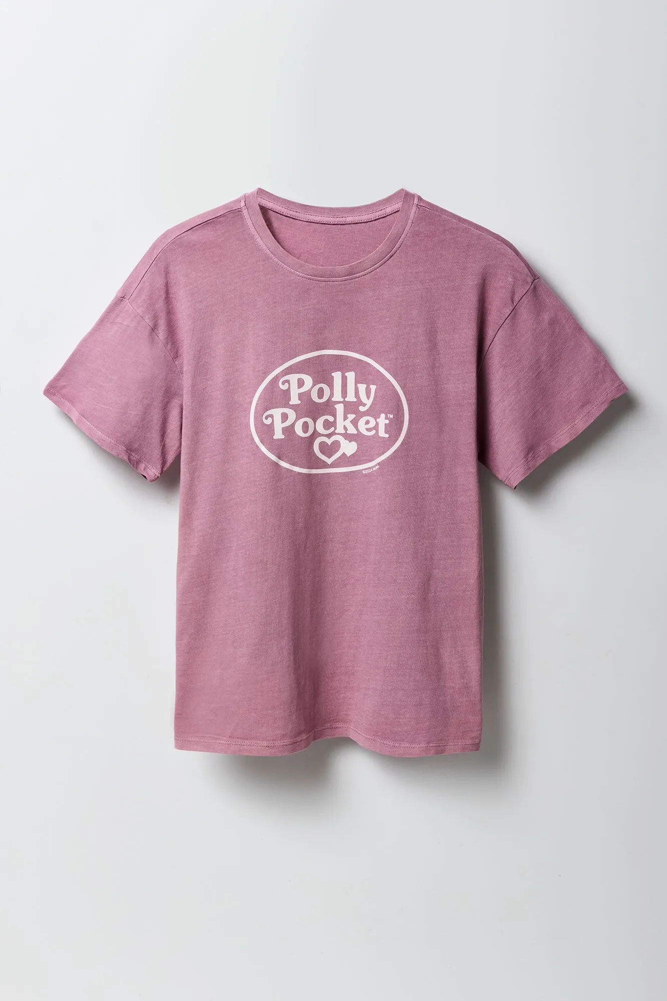 T-shirt coupe garçonne à imprimé Polly Pocket sold by Urban Planet product image thumbnail 4