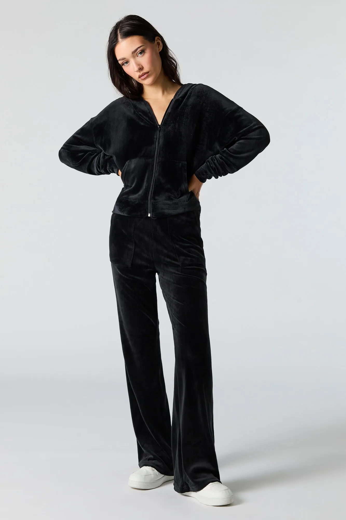 Active Velour Wide Leg Pant sold by Urban Planet product image thumbnail 5