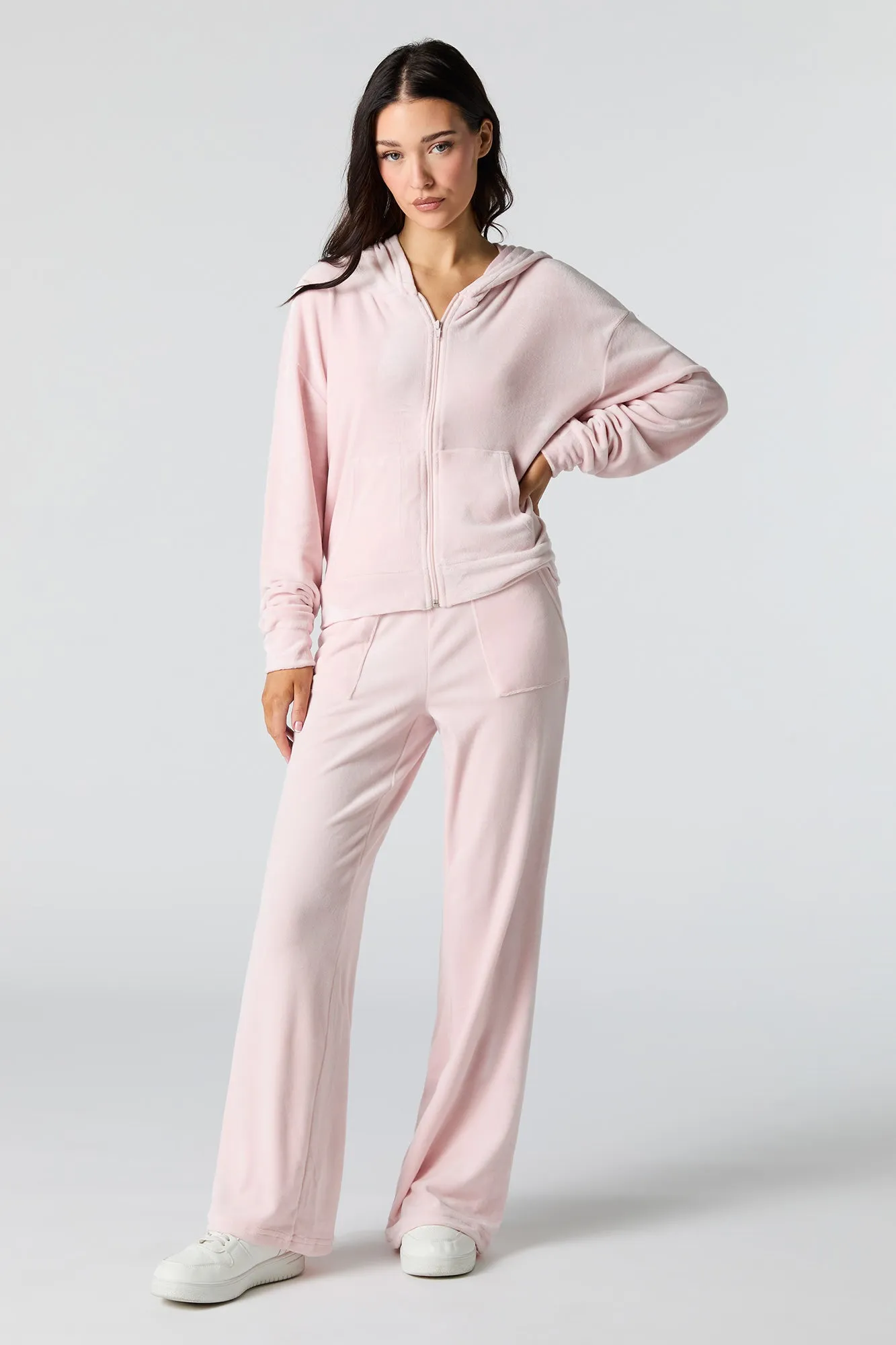 Pantalon jambe large en velours Active sold by Urban Planet product image thumbnail 4