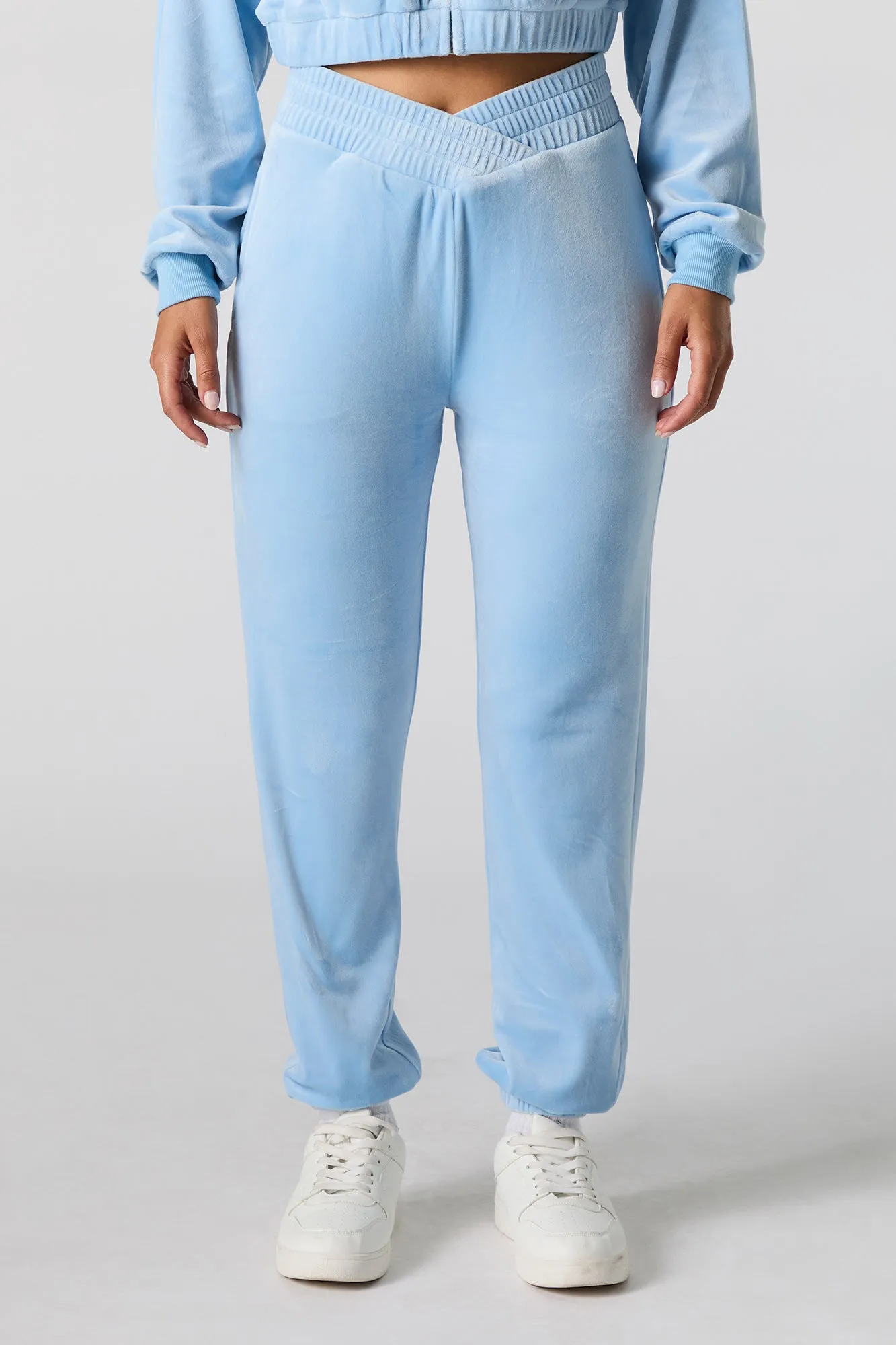 Jogger en velours avec taille en V sold by Urban Planet product image thumbnail 2