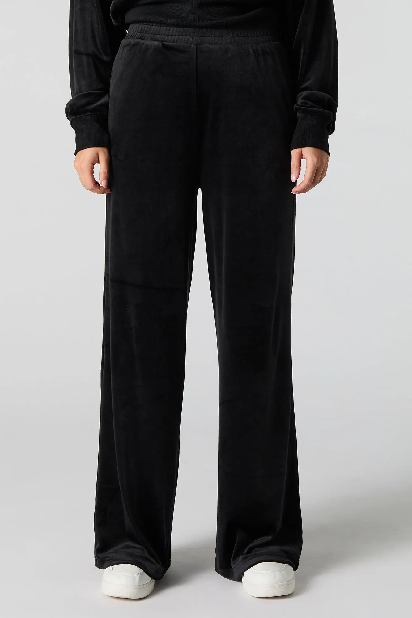 Velour Wide Leg Sweatpant sold by Urban Planet product image thumbnail 5