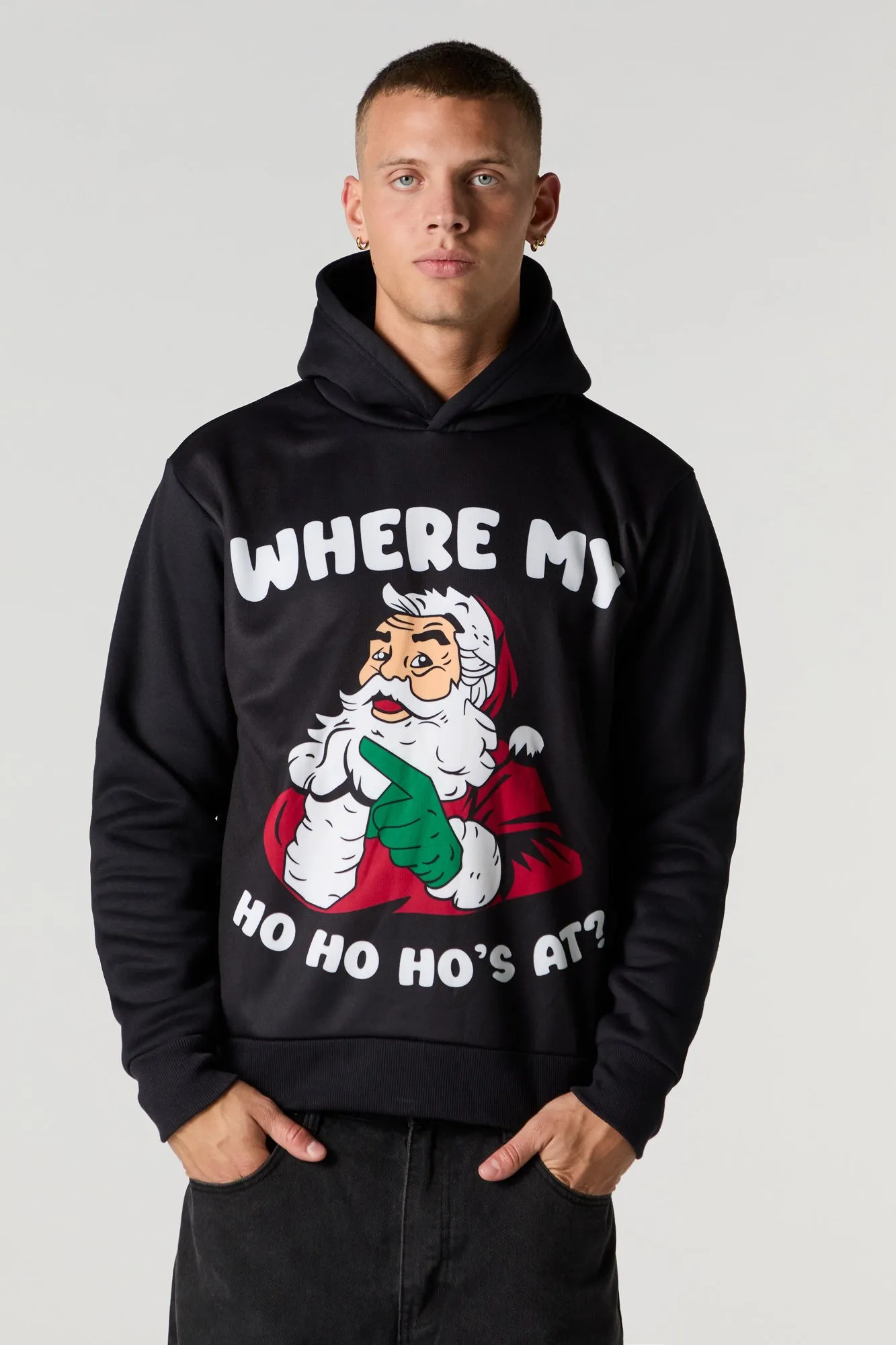 Funny Christmas Print Hoodie sold by Urban Planet product image thumbnail 4