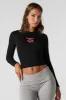 Cute Graphic Ribbed Long Sleeve Top sold by Urban Planet