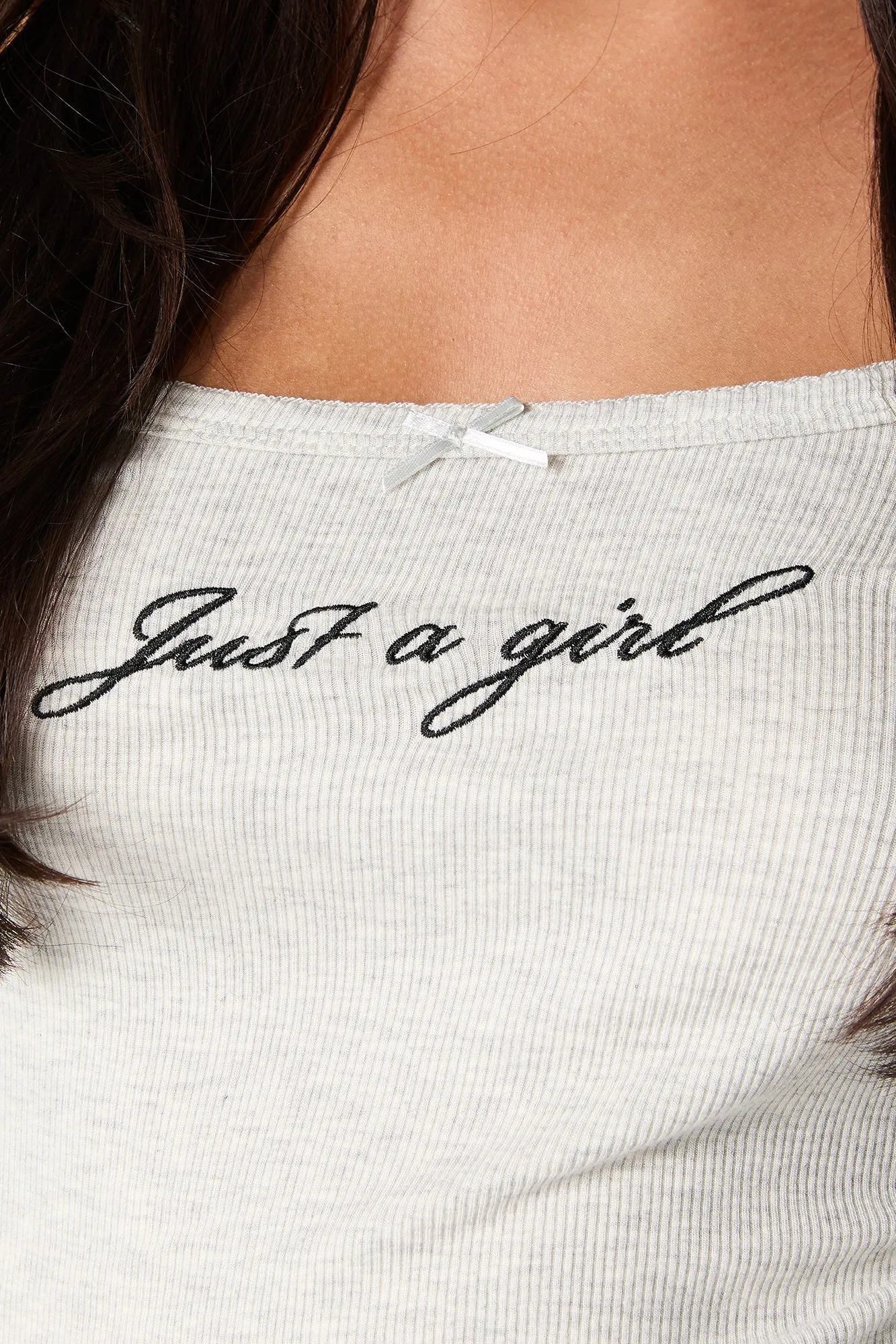 Embroidered Scoop Neck Long Sleeve Top sold by Urban Planet product image thumbnail 4