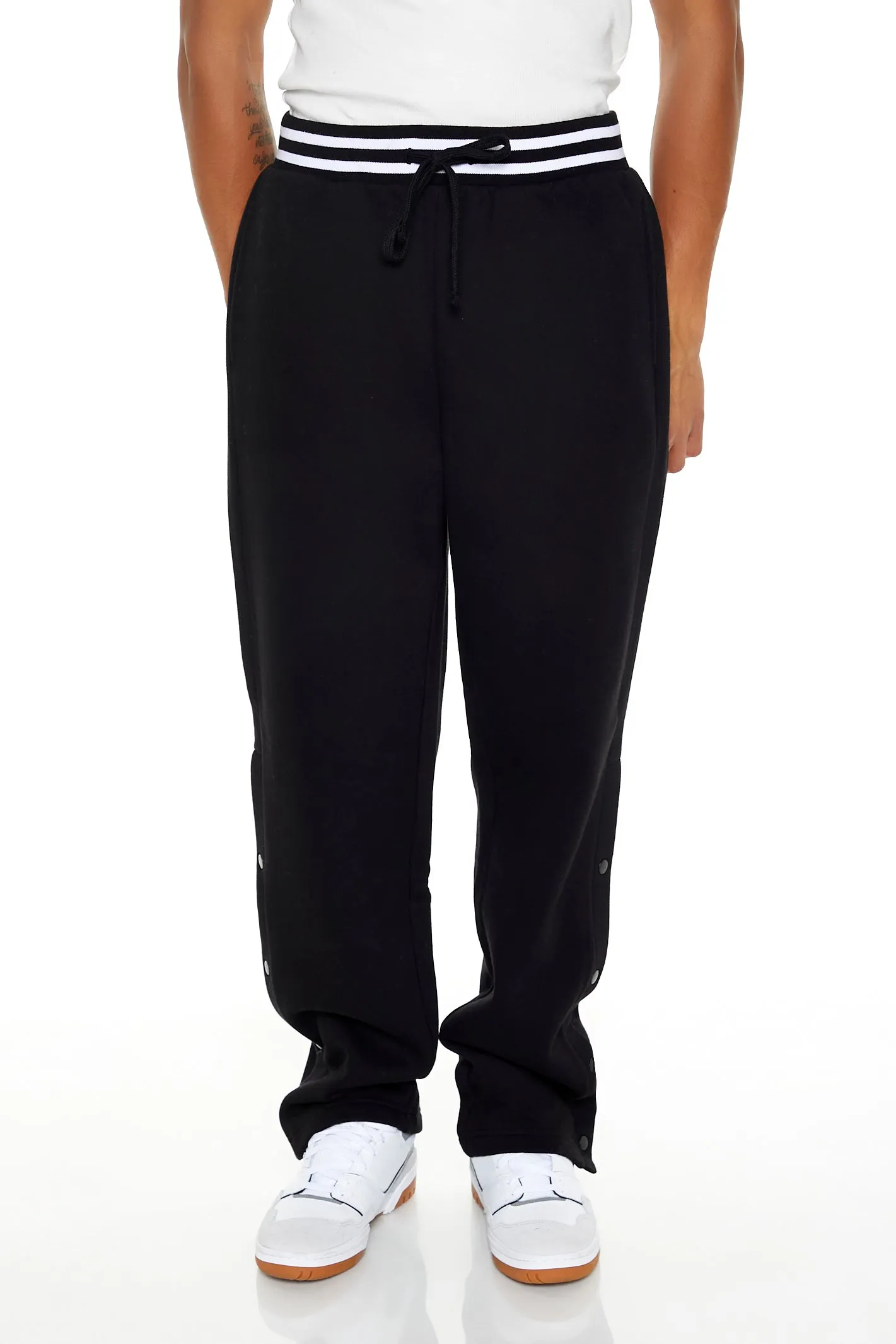 Varsity Striped Fleece Sweatpant sold by Urban Planet