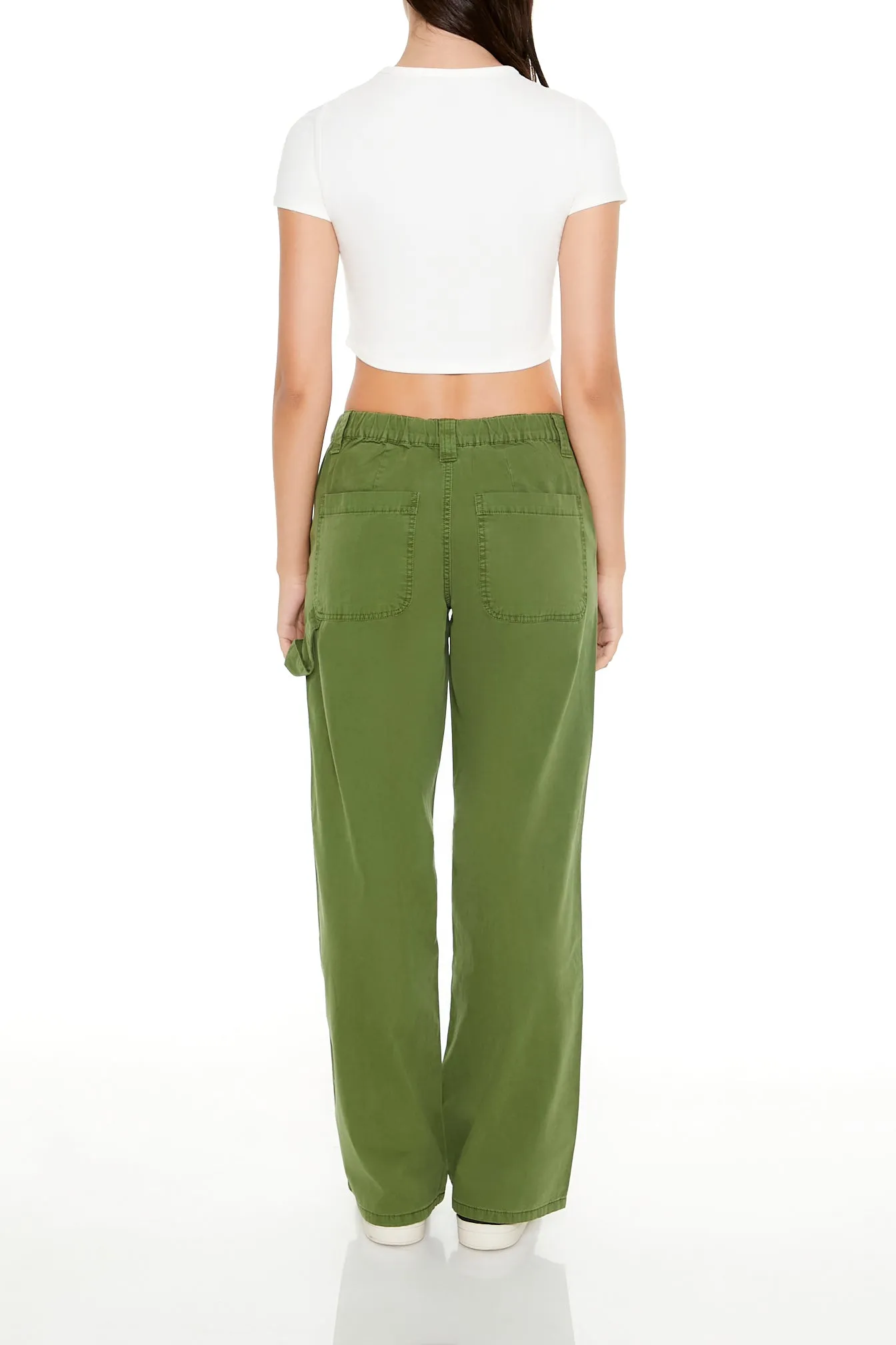 Poplin Mid Rise Utility Cargo Pant sold by Urban Planet product image thumbnail 3