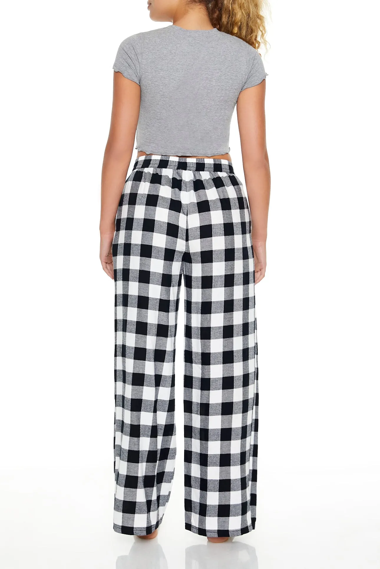 Pantalon de pyjama à jambe large avec carreaux sold by Urban Planet product image thumbnail 3