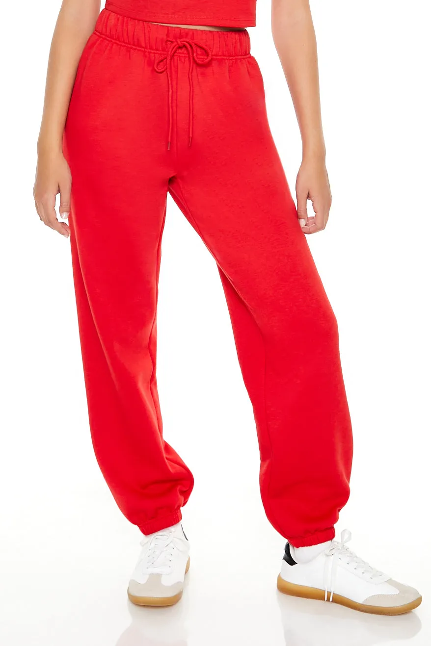 Jogger en molleton rouge à imprimé State sold by Urban Planet product image thumbnail 3