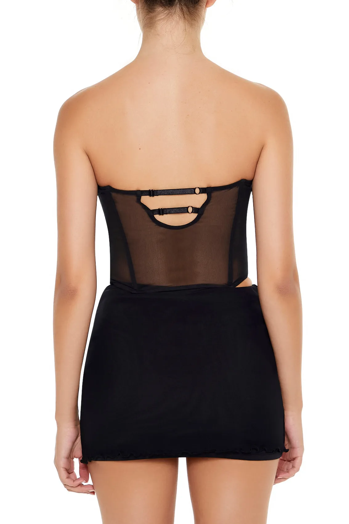 Haut corset tubulaire en filet sold by Urban Planet product image thumbnail 3