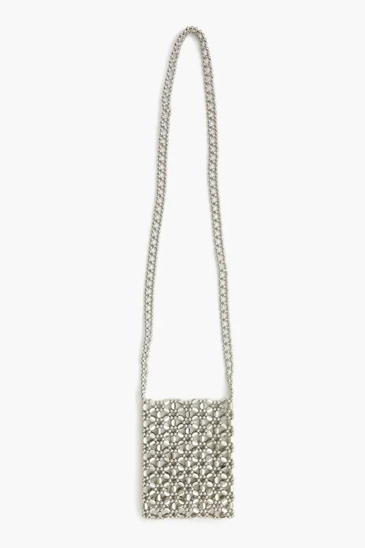 Beaded Floral Crossbody Bag sold by Urban Planet