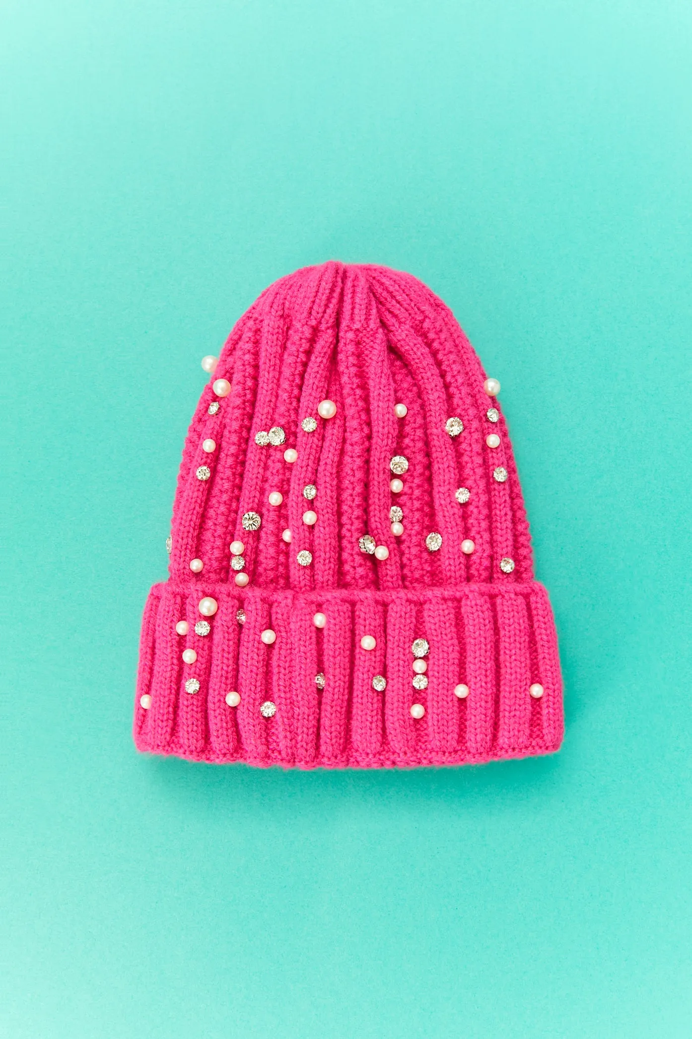 Tuque à imprimé Hello Kitty avec similiperles et pierres du Rhin sold by Urban Planet product image thumbnail 2