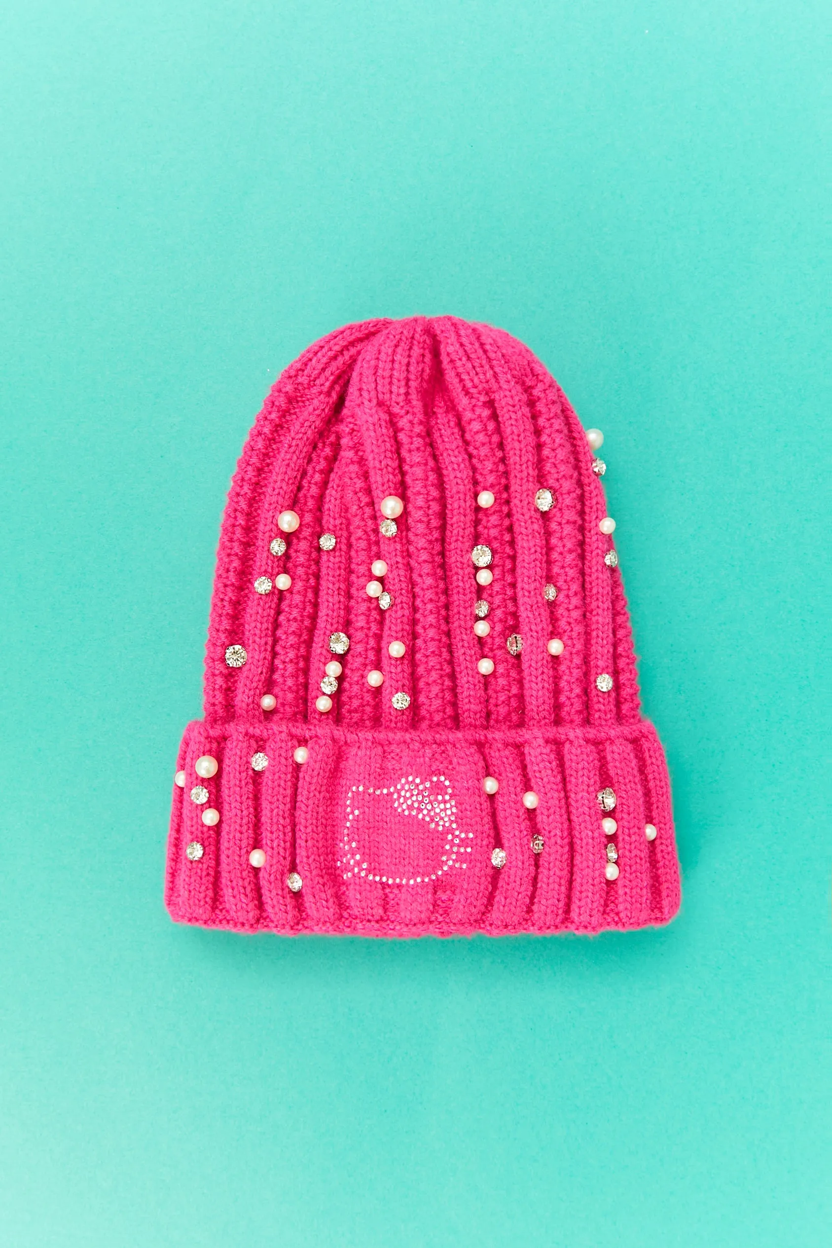 Tuque à imprimé Hello Kitty avec similiperles et pierres du Rhin sold by Urban Planet