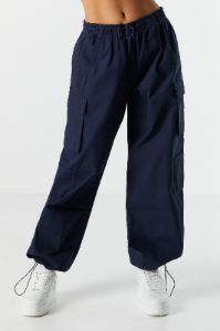Navy Bungee Cargo Parachute Pant sold by Urban Planet