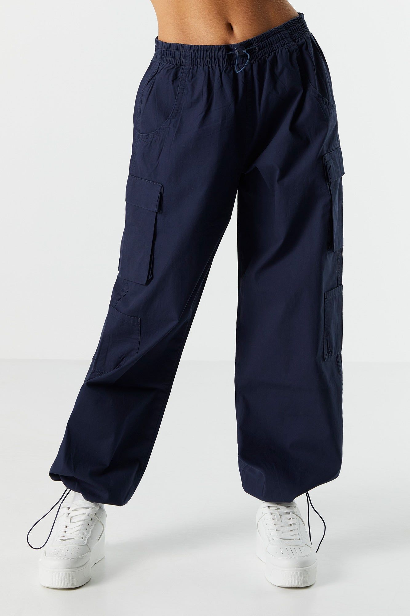 Navy Bungee Cargo Parachute Pant sold by Urban Planet product image thumbnail 2