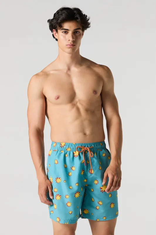 Star Print Board Short sold by Urban Planet