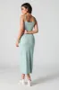 Robe midi moulante côtelée à encolure arrondie sold by Urban Planet