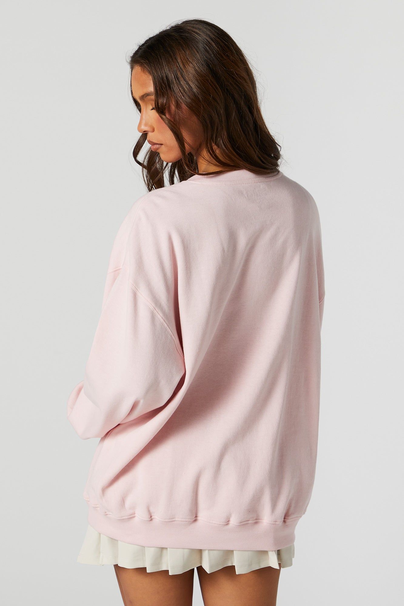 Pink Ohana Graphic Boyfriend Sweatshirt sold by Urban Planet product image thumbnail 2