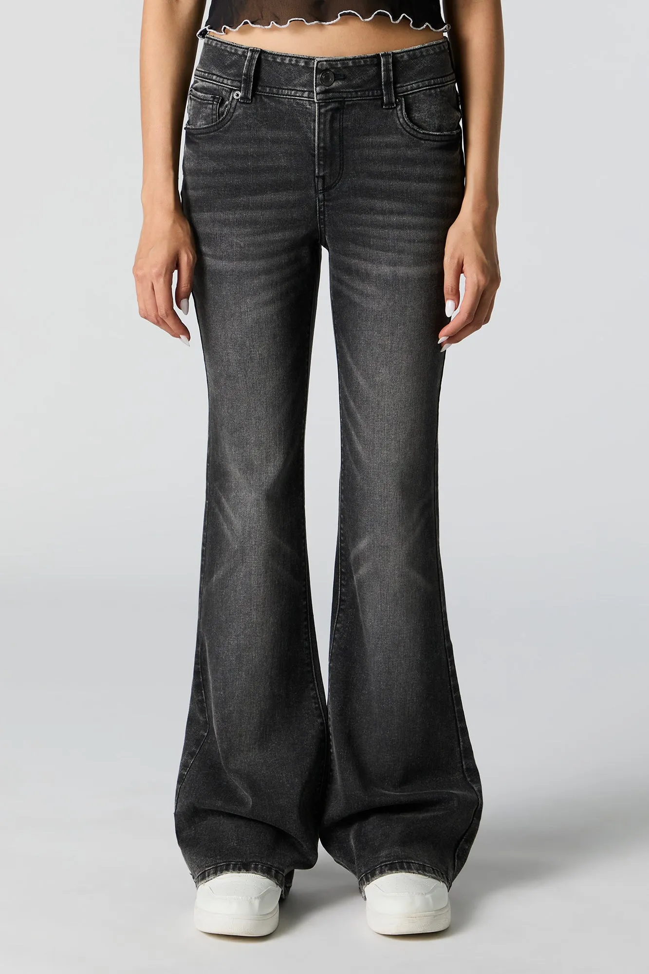 Low Rise Flare Jean sold by Urban Planet product image thumbnail 2