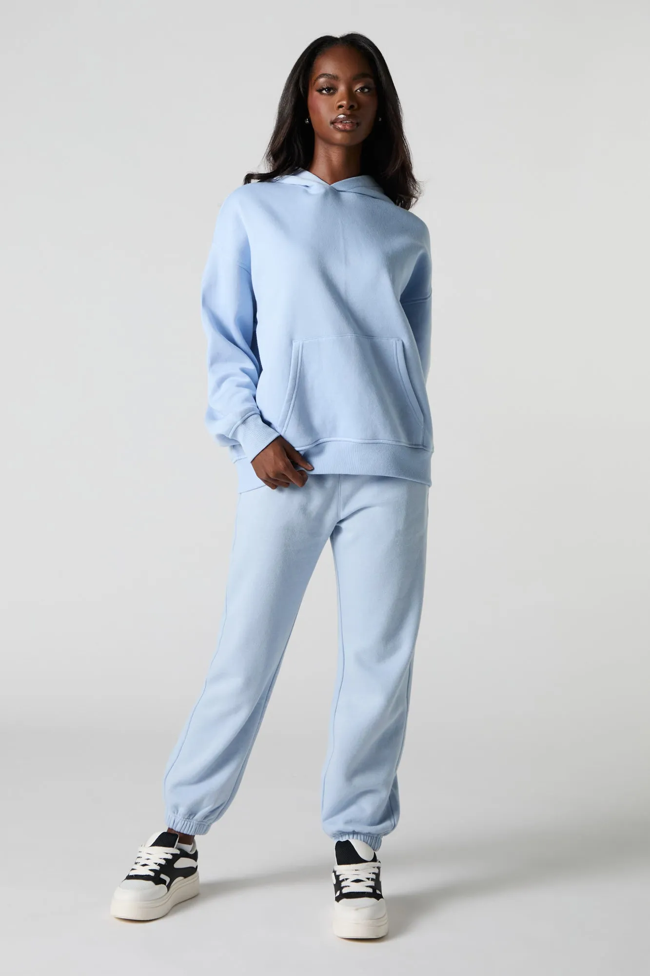 Oversized Fleece Hoodie sold by Urban Planet product image thumbnail 3